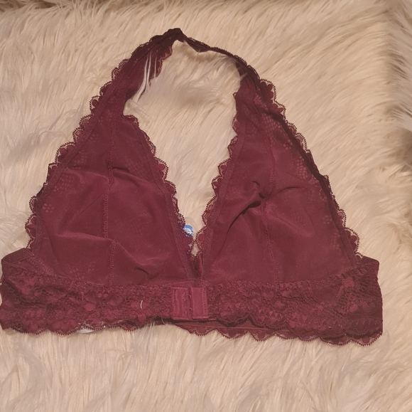 NWT Free People Galloon Lace Halter Wine - Picture 4 of 6